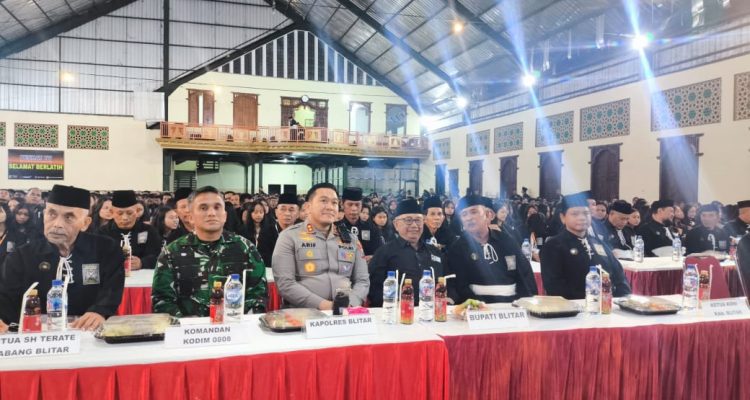 Pengesahan 1.725 Warga Baru PSHT di Blitar Berlangsung Khidmat dan Aman Berkat Kolaborasi Lintas Instansi