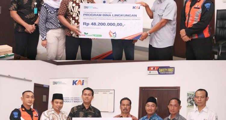 Tak Hanya Fokus Kereta, KAI Daop 7 Madiun Bangun Komunitas Lewat Bantuan Sosial