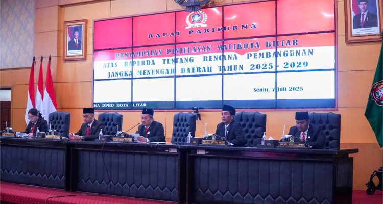 DPRD Kota Blitar Siap Kawal Pembahasan Raperda RPJMD 2025–2029, Pansus Segera Dibentuk