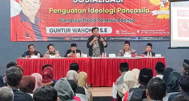 Guntur Wahono Tuntaskan Penguatan Pancasila di 22 PAC 248 Ranting, Kader PDI Perjuangan Blitar Kian Ideologis dan Militan