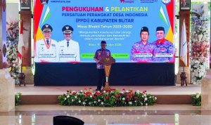 Hadiri Pelantikan PPDI 2025–2030, Bupati Blitar Rijanto Harap Peningkatan Pelayanan Publik di Desa