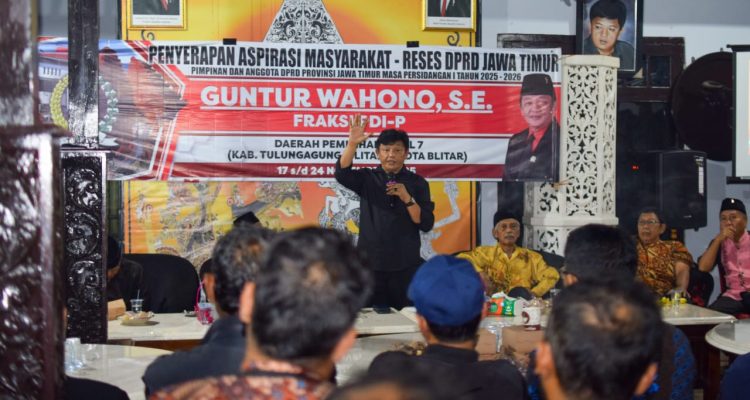Reses Penghujung 2025, Guntur Wahono Paparkan Program Direalisasikan: 109 Mobil Siaga hingga Pembangunan Pasar di Blitar