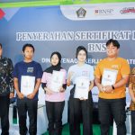 166 Lulusan Pelatihan DBHCHT Disnaker Kabupaten Blitar Raih Sertifikat BNSP, Siap Bersaing di Dunia Kerja