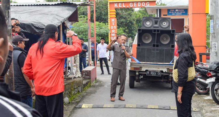 Aris Dedi Arman Demo Outsourcing Kota Blitar Kamis (22/1/2026)