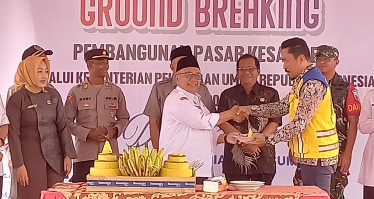 Pembangunan Pasar Kesamben Dimulai, Bupati Rijanto Targetkan Pasar Baru Jadi Penggerak Ekonomi Blitar