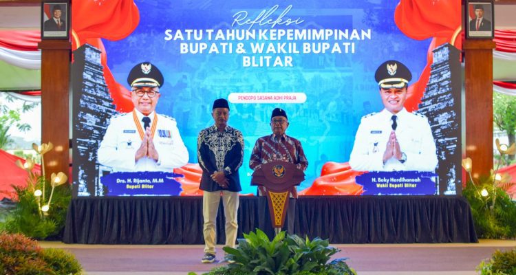 Rijanto–Beky Genap Setahun untuk Blitar, Infrastruktur Dikebut dan Layanan Publik Didigitalisasi
