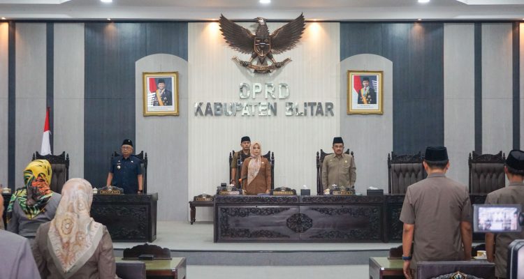 Masuk Tahap Pandangan Umum Fraksi-Fraksi, DPRD Blitar Dalami LKPj Bupati 2025