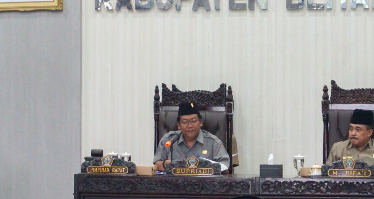 Ketua DPRD Kabupaten Blitar Sebut Rekomendasi LKPJ 2025 Jadi Arah Penyempurnaan Pembangunan