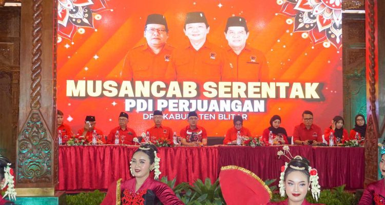 PDI Perjuangan Kabupaten Blitar Jadi Pertama Sukses Musancab Mandiri di Jawa Timur, DPD Jatim Apresiasi