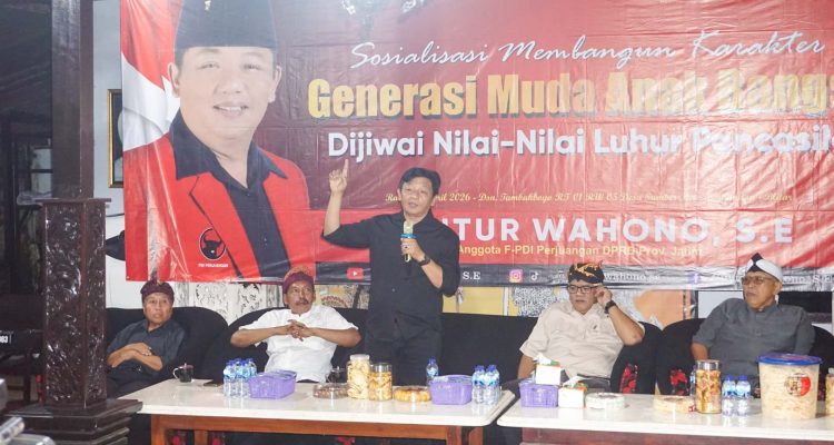 Delapan Titik Sosialisasi Pancasila Dituntaskan, Guntur Wahono: Penguatan Ideologi Jawab Persoalan Rakyat Blitar