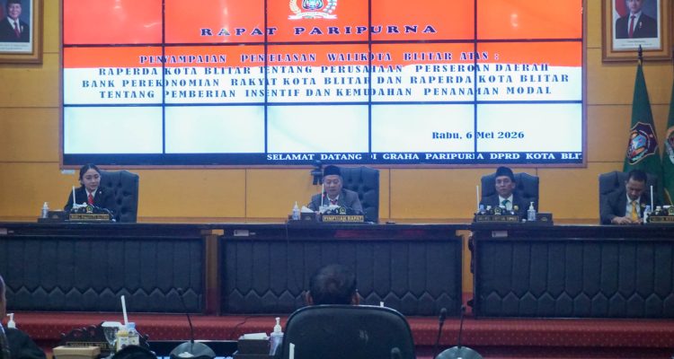 DPRD Kota Blitar Bahas Dua Raperda Ekonomi, Syahrul Alim Dorong PAD dan Investasi Daerah