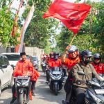 Naik Motor dari Jombang ke Blitar, Guntur Wahono Sambut Ratusan Kader PDI Perjuangan untuk Haul Bung Karno Bersama