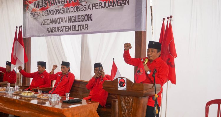 Musran PDI Perjuangan Kabupaten Blitar Lahirkan Gelombang Kader Muda, Guntur Wahono: Ada Semangat Baru Memperjuangkan Aspirasi Rakyat