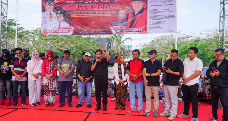 Tiban Membahana di Jantung Blitar di Hari Jadi 702, Guntur Wahono Dorong Seni Tradisi Makin Berdaya
