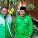 Wakil Sekretaris Fraksi PKB DPRD Kabupaten Blitar Candra Purnama dan Marhaenis Urip Widodo
