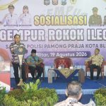 Sosialisasi Gempur Rokok Ilegal di Kota Blitar, Wali Kota Mas Ibin Pesan Masyarakat Aktif Awasi dan Laporkan Peredarannya