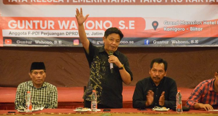 Guntur Wahono Gelar Sowan, Pengurus PDI Perjuangan Blitar Didorong Kawal Tata Kelola Pemerintahan Pro Rakyat