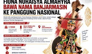 Fiona Nuraisya Almahyra Bawa Nama Banjarmasin ke Festival Etnik Model Indonesia di Jakarta