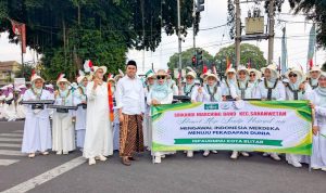 Diikuti 2.100 Peserta, Pawai Muslimat NU Kota Blitar Dapat Apresiasi Mas Ibin