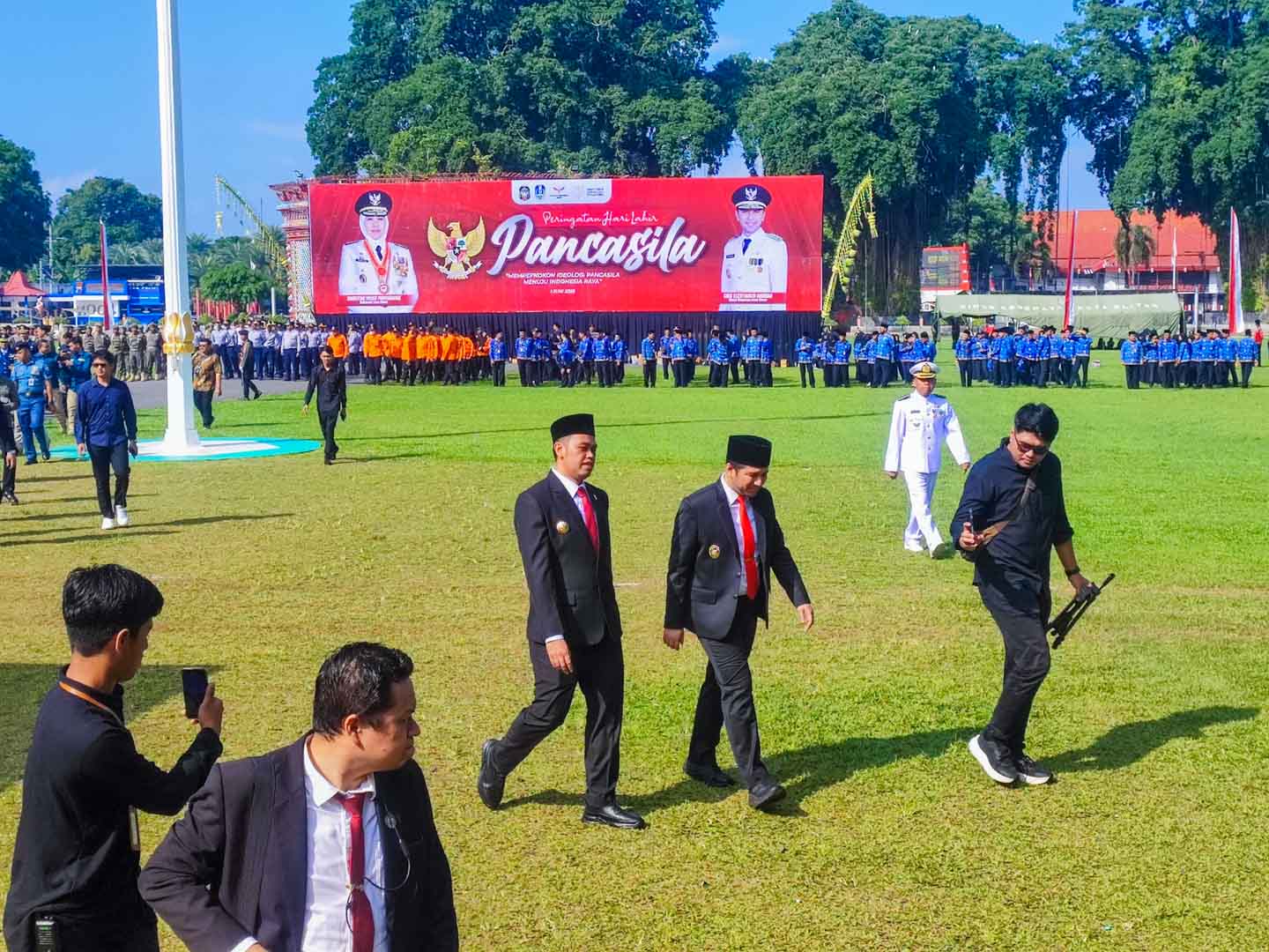 Peringati Hari Lahir Pancasila Kota Blitar, Wagub Jatim Pesankan Hidupkan Pancasila di Setiap Kebijakan, Mas Ibin Sambut Baik