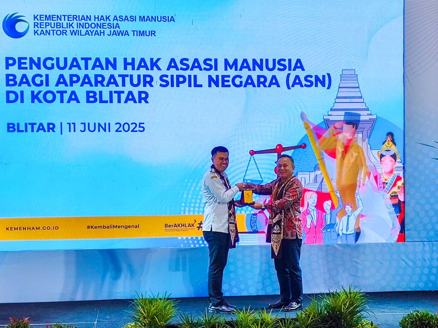Wamenham dan Mas Ibin Cita-Citakan Kota Blitar Human Rights City Dunia