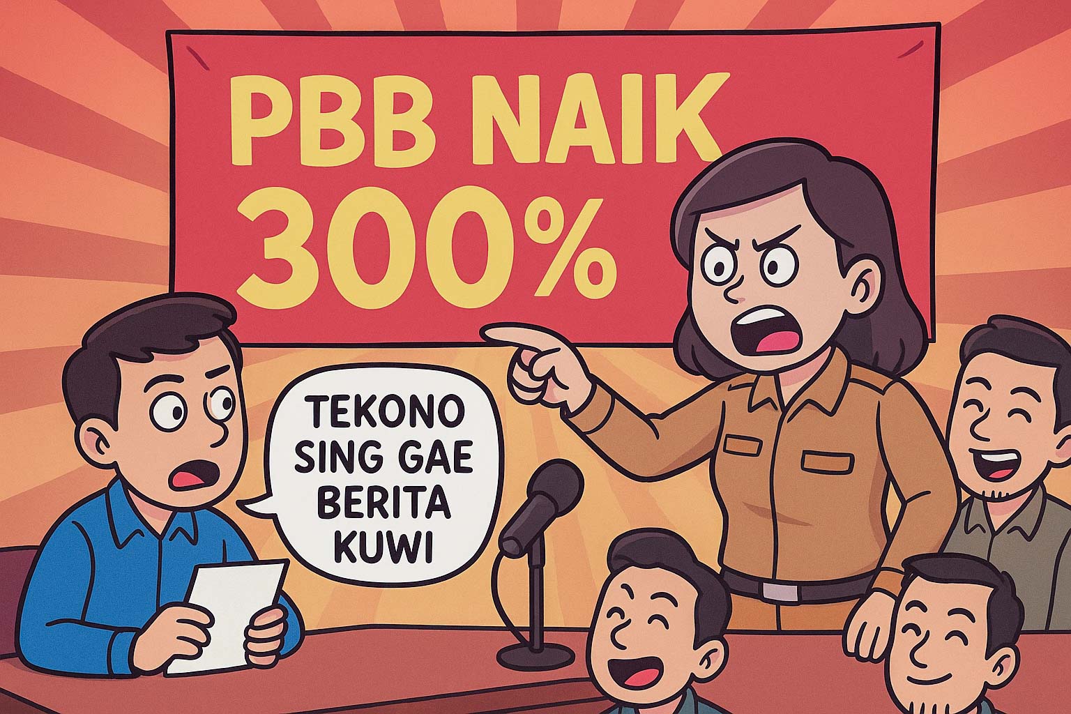 Kepala Bapenda Blitar Kasar ke Wartawan di Tengah Temuan PBB Naik Warga 300%