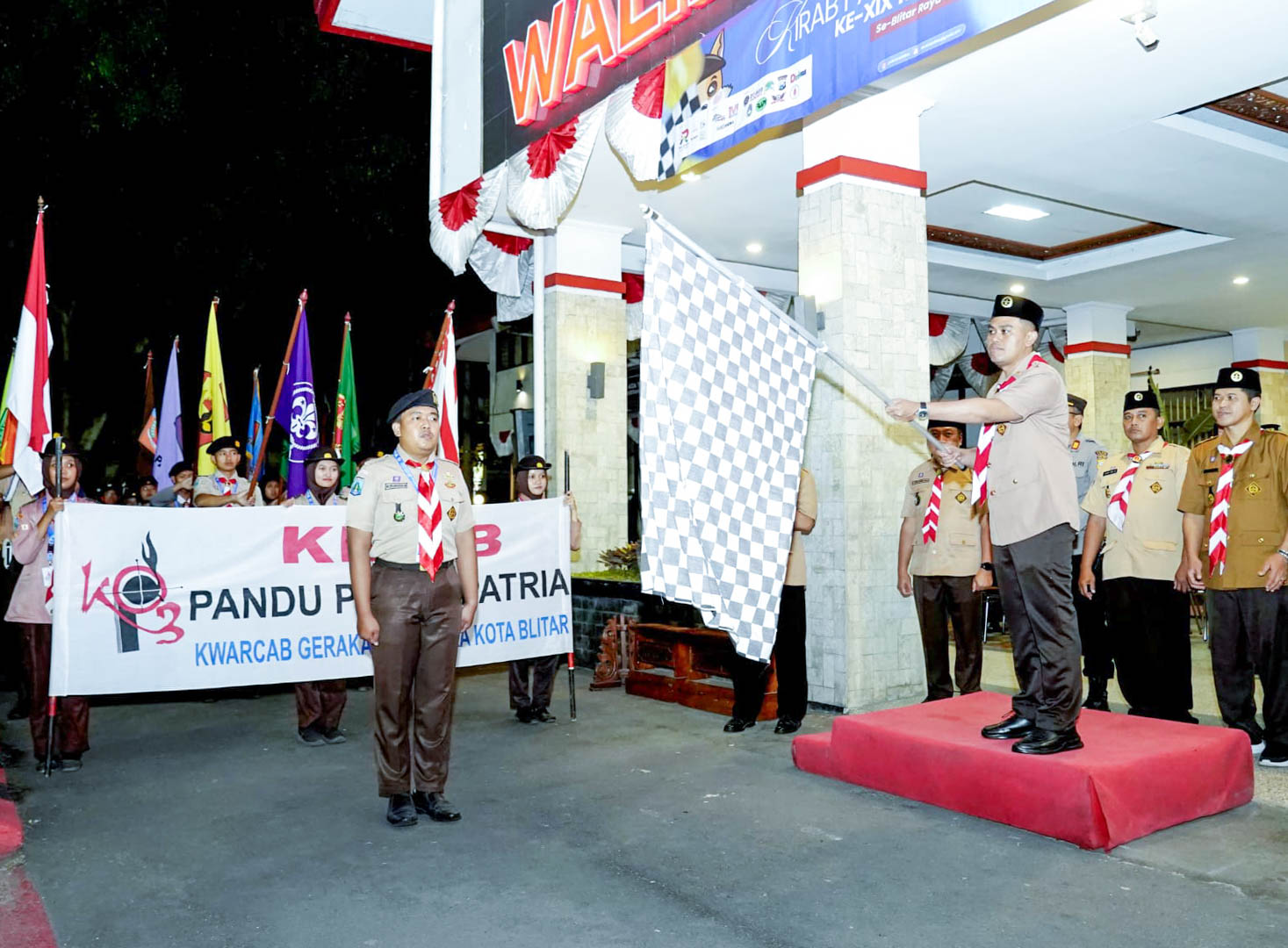 Mas Ibin Lepas Kirab Pandu Praja Patria XIX, Tumbuhkan Semangat Nasionalisme dan Kerja Sama Regu