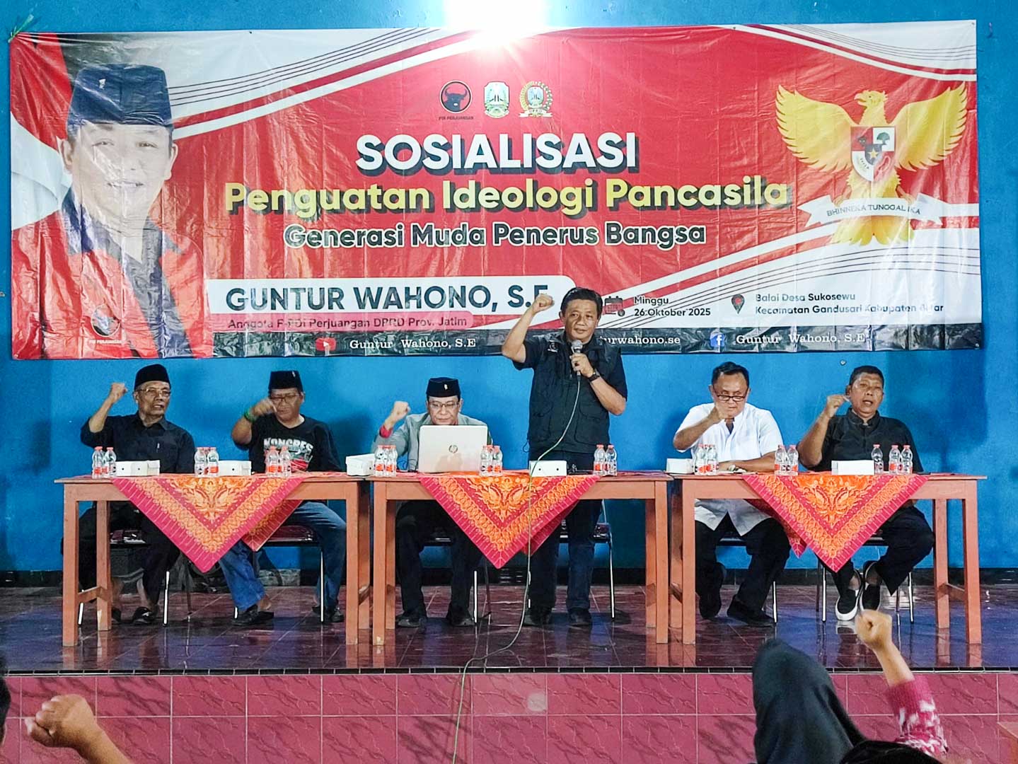 Guntur Wahono Tegaskan Siap Gerakkan Struktural Partai dari Akar Rumput PDI Perjuangan Kabupaten Blitar