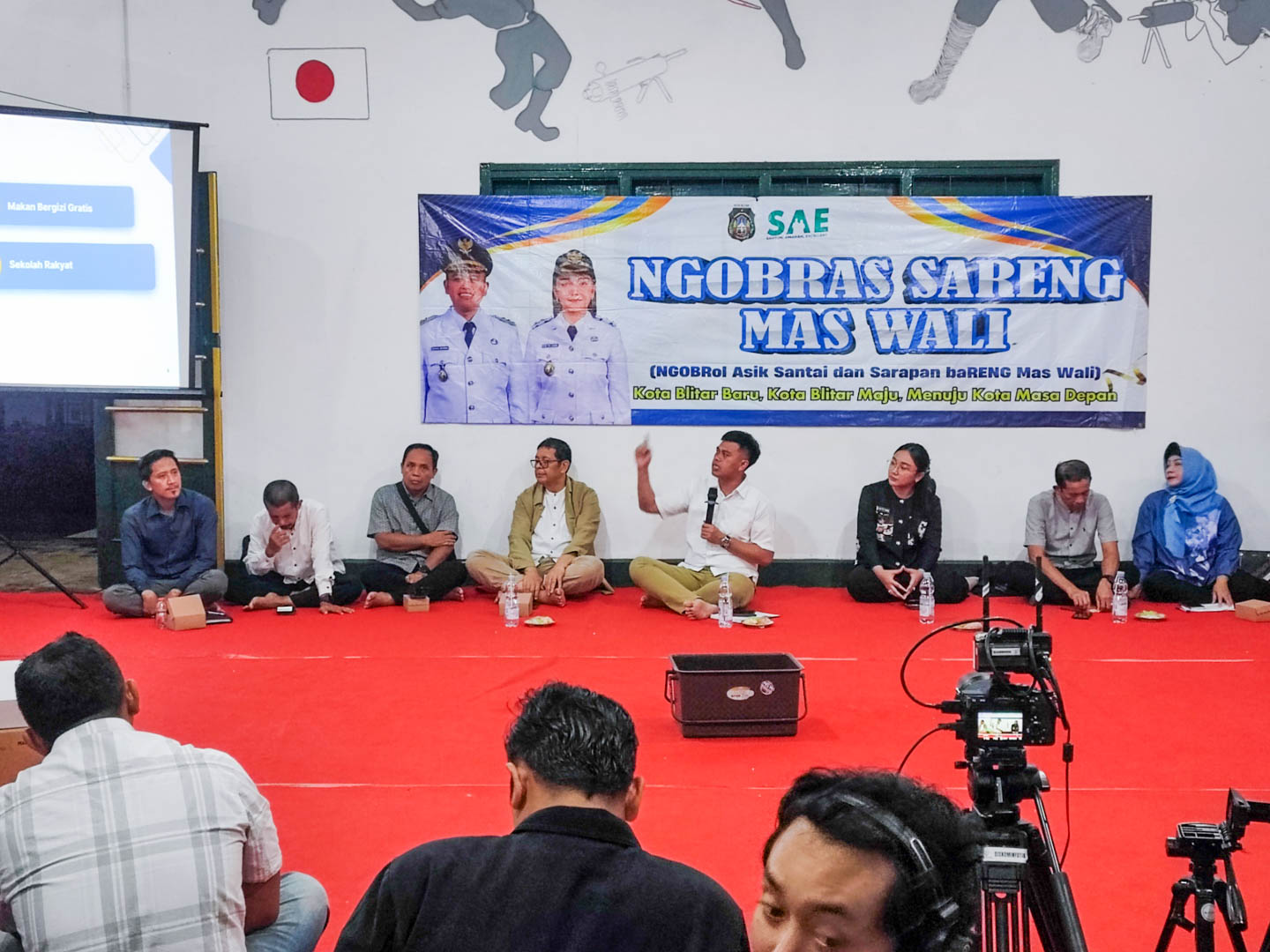 Mas Ibin dan Mbak Elim Kompak Menyapa Warga, Tegaskan Sinergi dalam Membangun Kota Blitar