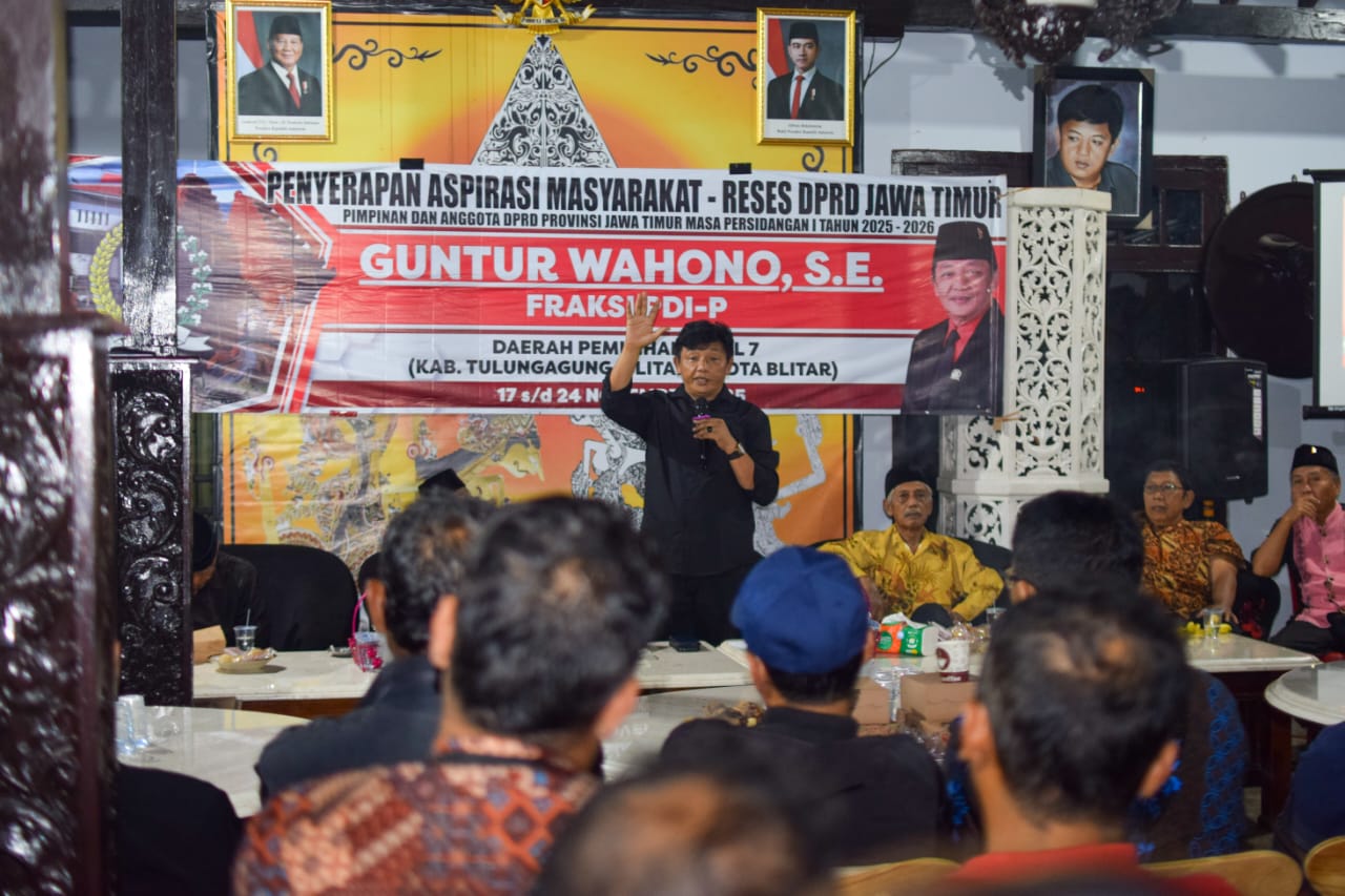 Reses Penghujung 2025, Guntur Wahono Paparkan Program Direalisasikan: 109 Mobil Siaga hingga Pembangunan Pasar di Blitar