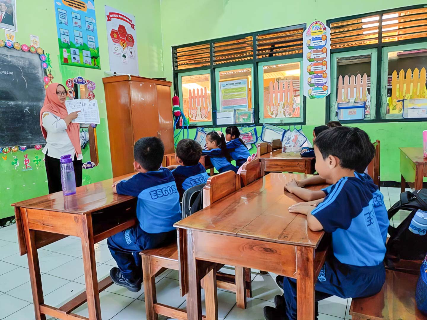 Inovasi Program SABUN di SD Nglegok 01 Kabupaten Blitar, 90 Persen Siswa Kelas 1 Kini Mampu Membaca–Menulis