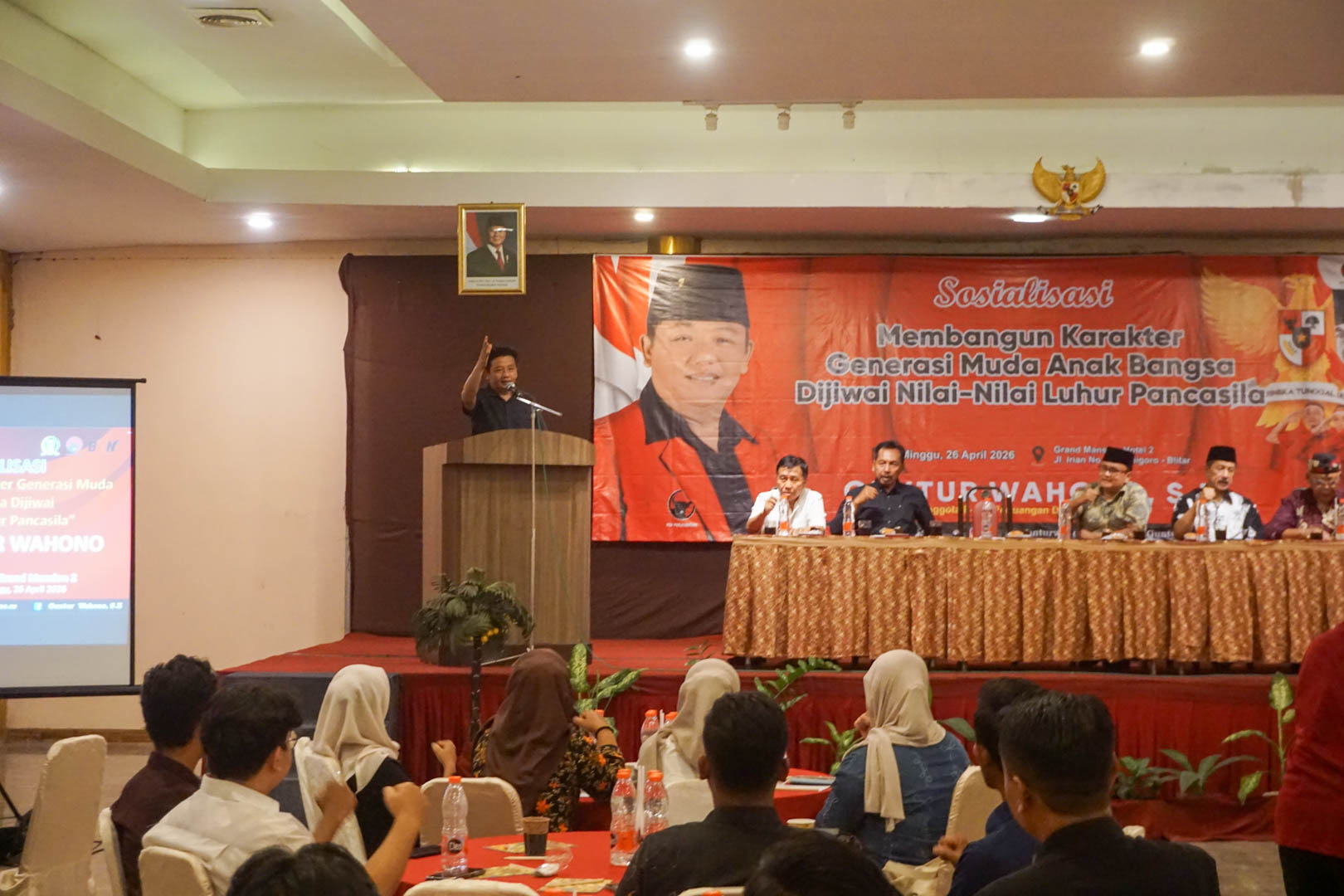 Dijiwai Pancasila, Guntur Wahono Siapkan Generasi Muda Masuk Struktur Partai Politik Agar Bisa Buat Perubahan