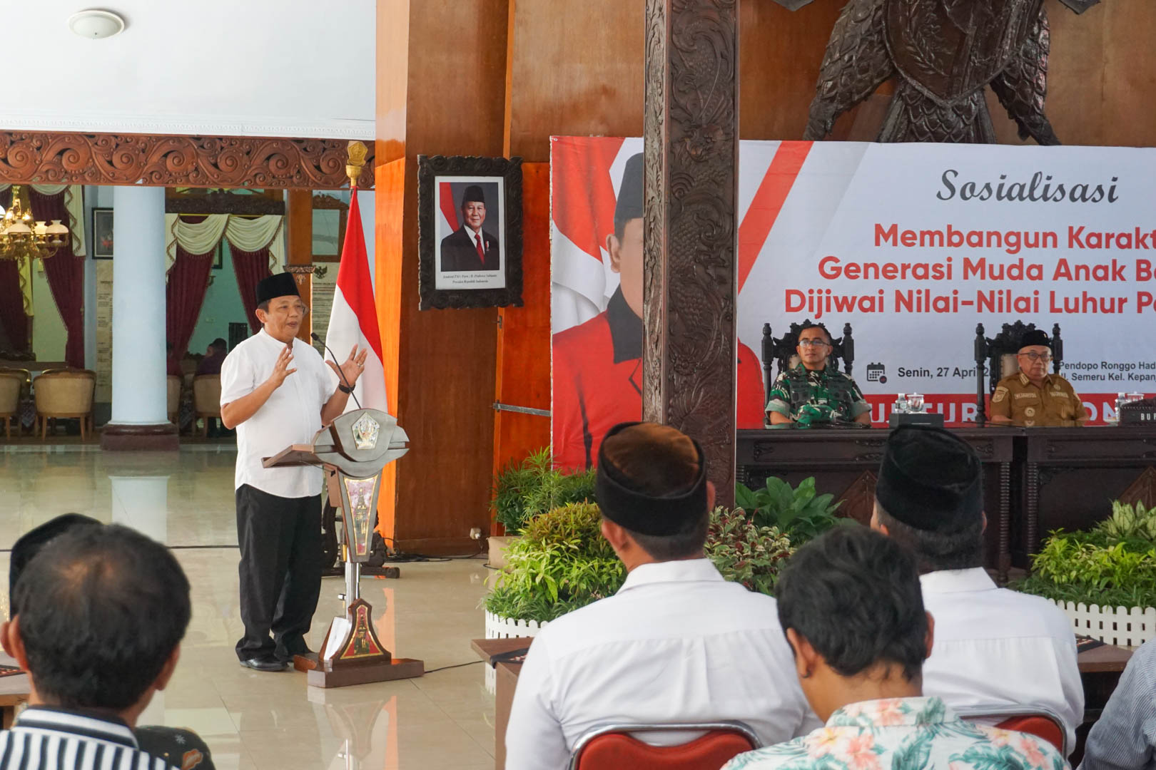 Guntur Wahono Dijiawai Pancasila pelantikan tiban blitar 2026 2029