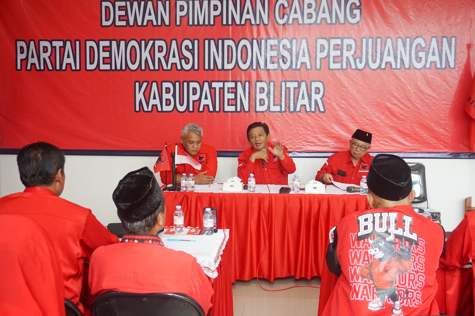 Rapat Tiga Pilar PDI Perjuangan, Guntur Wahono Dorong Realisasi Program Pro Rakyat di Kabupaten Blitar