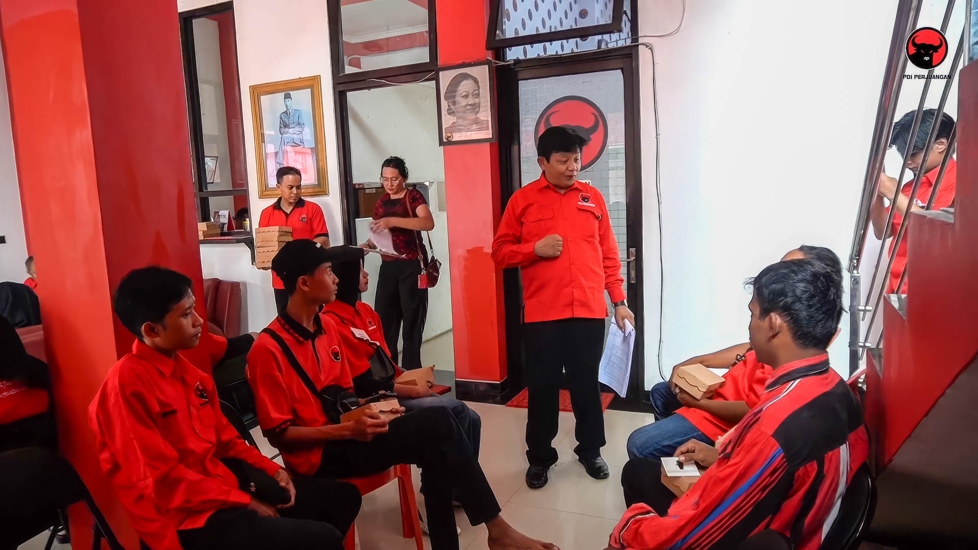 Guntur Wahono Sapa Peserta Fit And Proper Test PAC PDIP Blitar