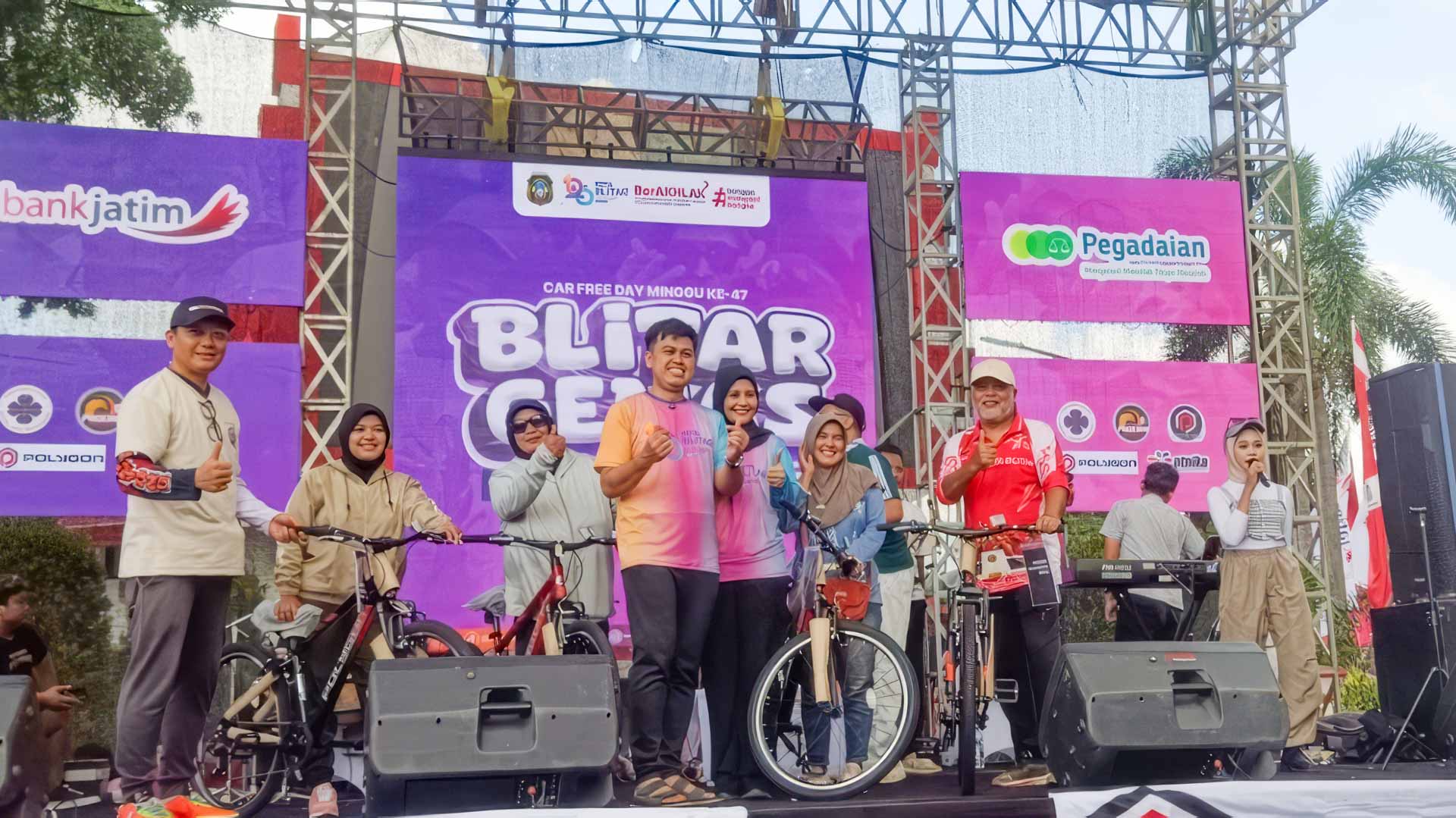 Mas Ibin Sepeda CFD Spesial Hari Jadi Kota Blitar 120 Minggu 19 April 2026