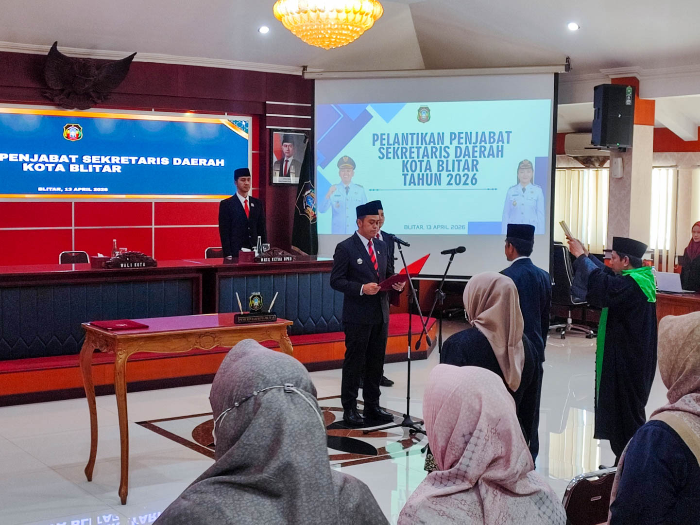 Tri Iman Prasetyono Ditunjuk Pj Sekda Pemkot Blitar, Mas Ibin Pastikan Jabatan Sekda dan Kepala OPD Kosong Segera Dilelang Terbuka