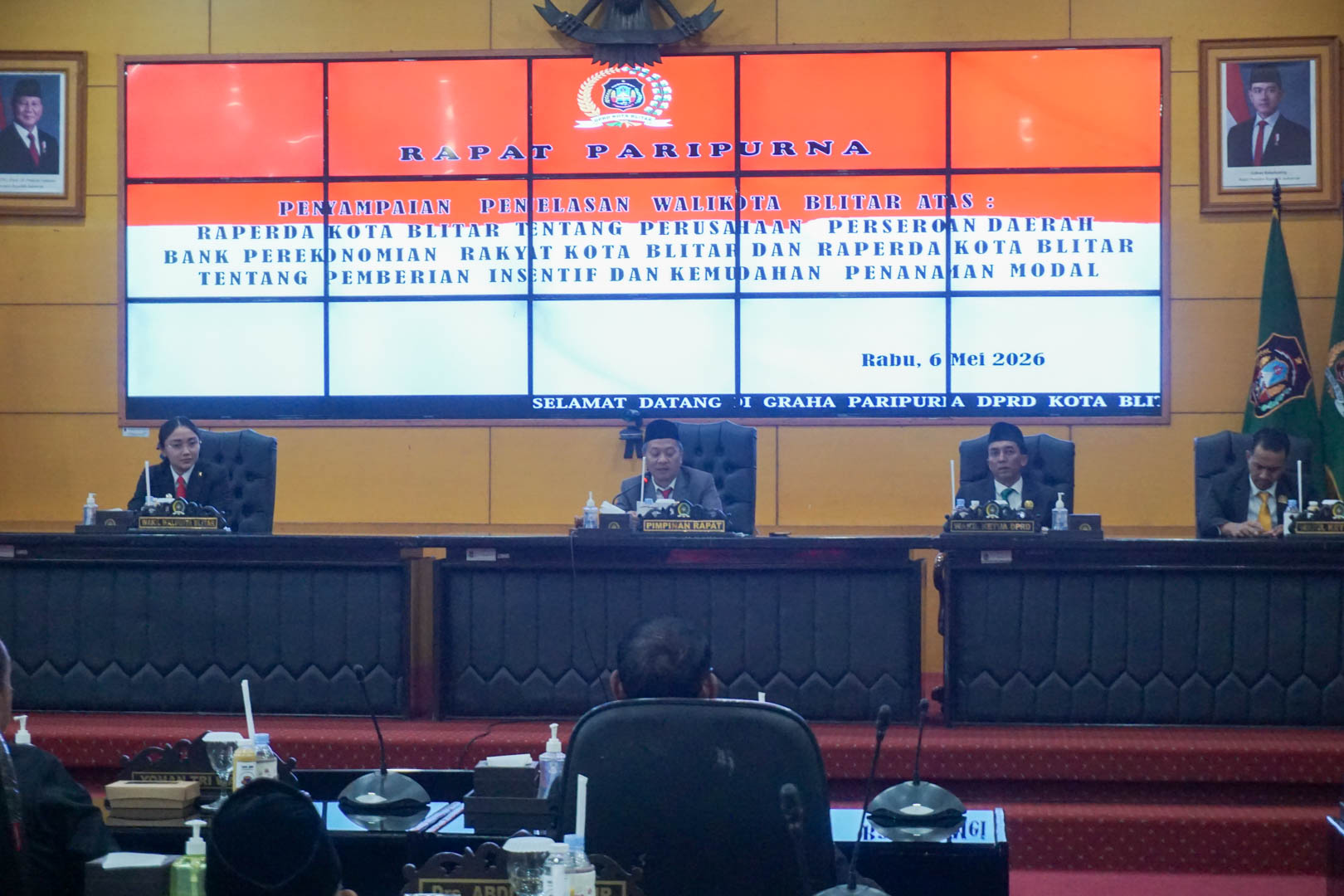 DPRD Kota Blitar Bahas Dua Raperda Ekonomi, Syahrul Alim Dorong PAD dan Investasi Daerah