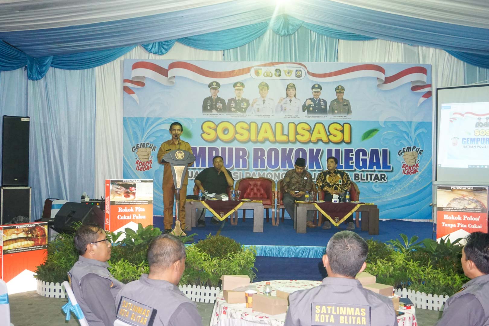 Pj Sekda Kota Blitar Ajak Satlinmas Gempur Rokok Ilegal Demi Jaga Dana Pembangunan
