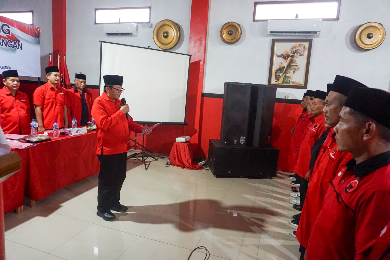 Guntur Wahono lantik pengurus ranting selorejo blitar 11 Juli 2026
