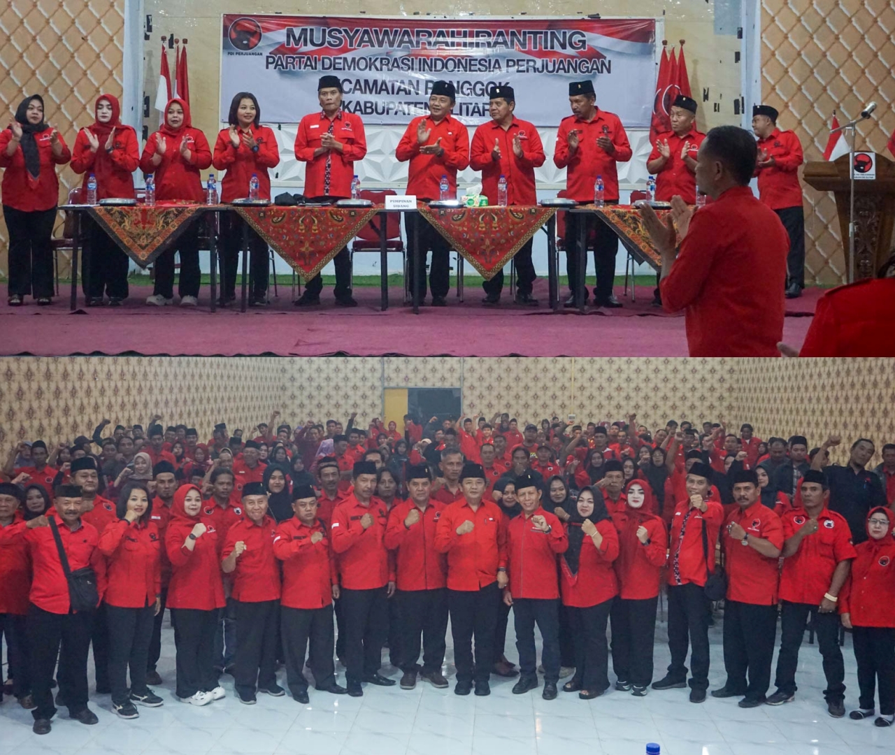 Musran PDI Perjuangan di Ponggok Menyala! Guntur Wahono Optimis Basis Kekuatan Kemenangan Kabupaten Blitar Musyawarah Ranting PDI Perjuangan Kabupaten Blitar Kecamatan Ponggok Minggu 19 Juli 2029 Sukses