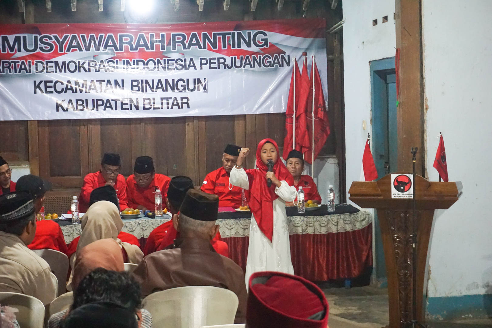 Siswa Puisi Bung Karno di Musran PDI Perjuangan Kecamatan Binangun 11 Juli 2026