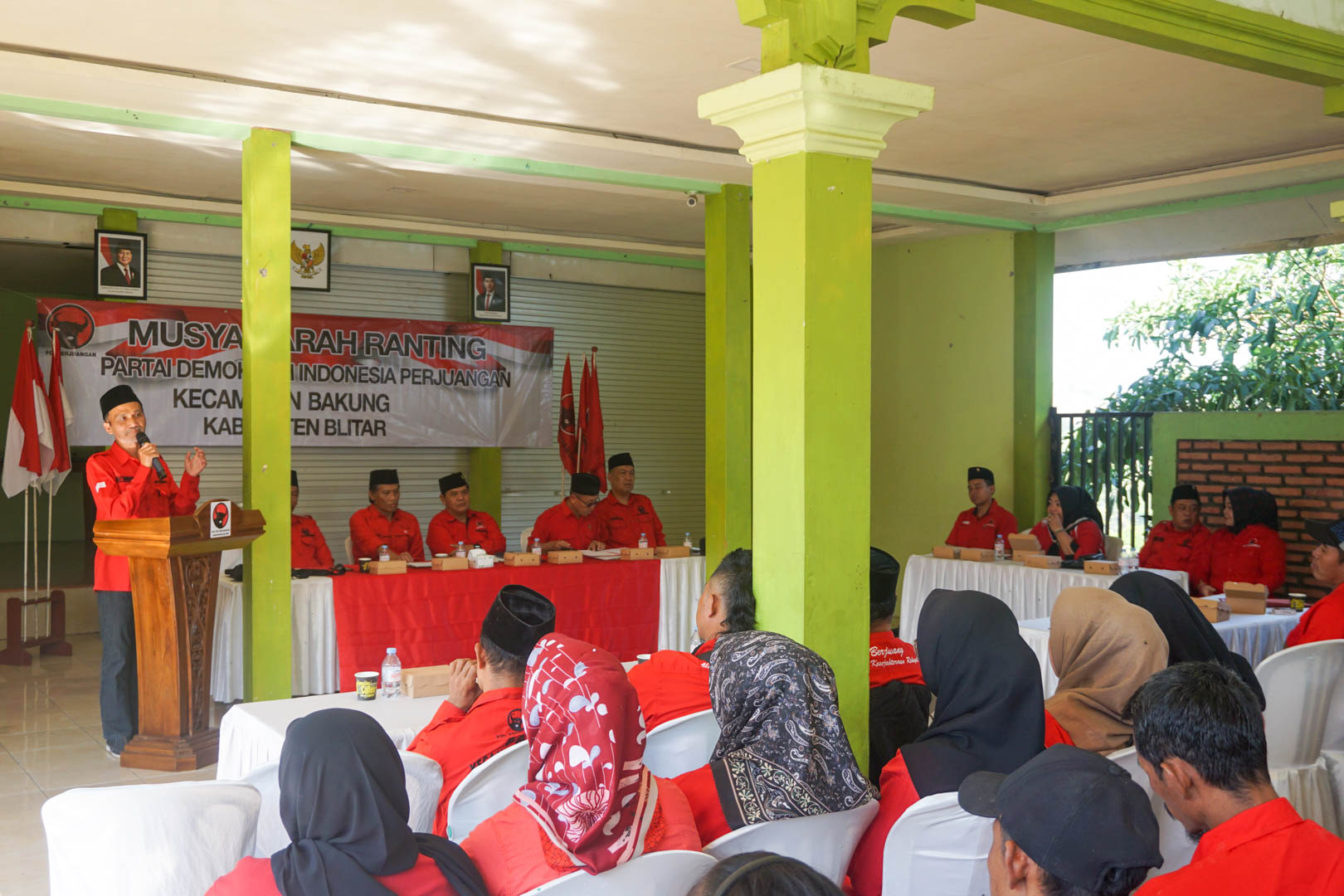 pengarahan gatot darwoto dpc pdi perjuangan kabupaten blitar musran bakung 12 juli 2026