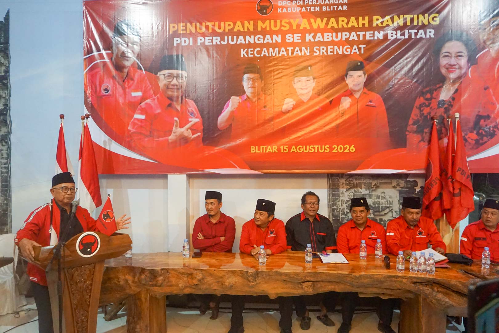 Rampungkan Musran PDI Perjuangan Seluruh Kecamatan di Kabupaten Blitar, Guntur Wahono Siap Kejar 22 Kursi Legislatif Rijanto Loyal PDIP Kabupaten Blitar Musran Srengat Sabtu 15 Agustus 2026