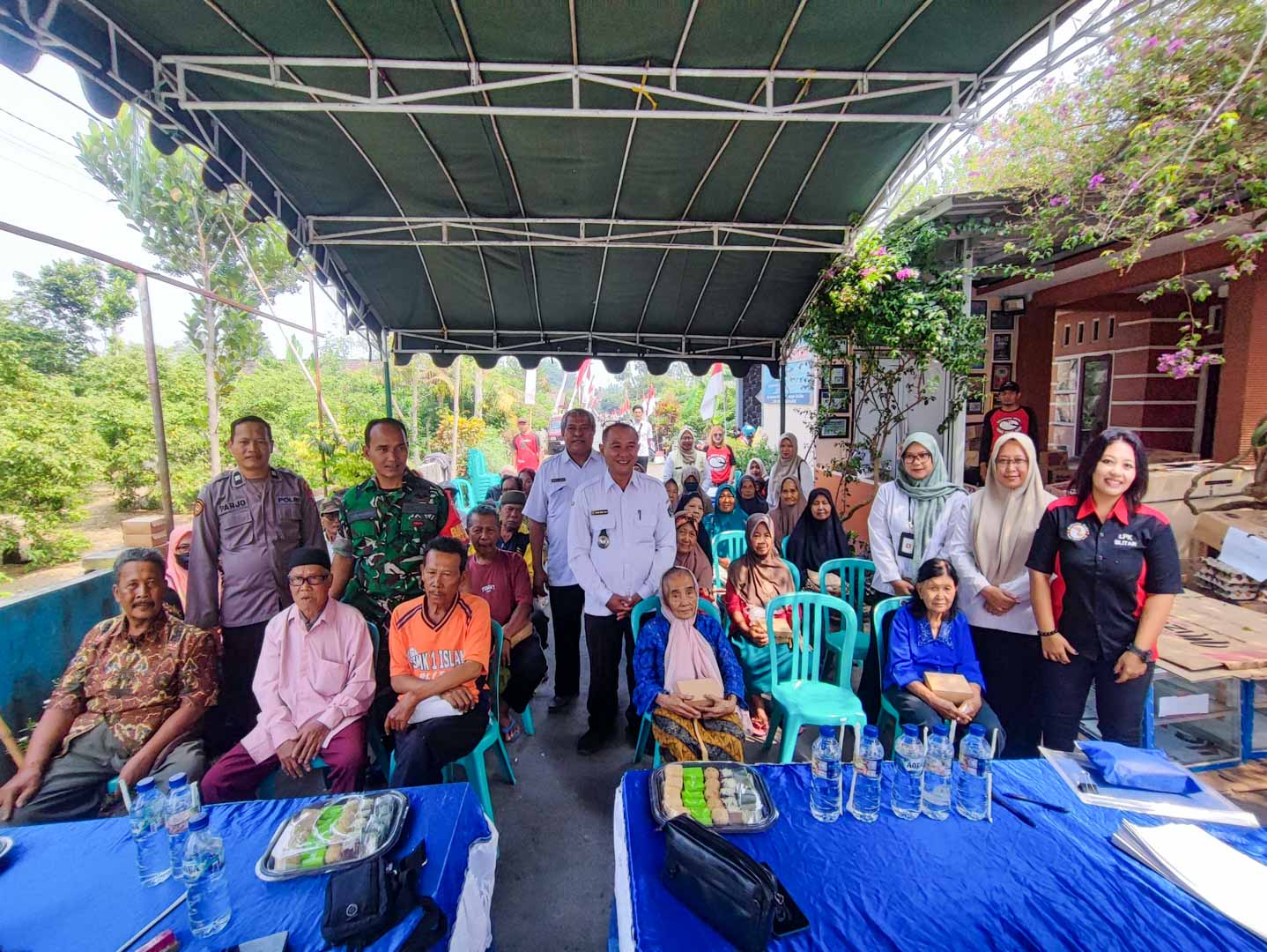 Laskar Peduli Kasih Bersama L:ansia Penerima Manfaat Sosial Atensi Kemensos Rabu 19 Agustus 2026