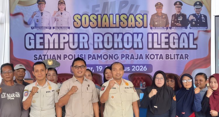 Pemkot Blitar Lindungi Pedagang Kecil dari Jerat Rokok Ilegal Lewat Sosialisasi