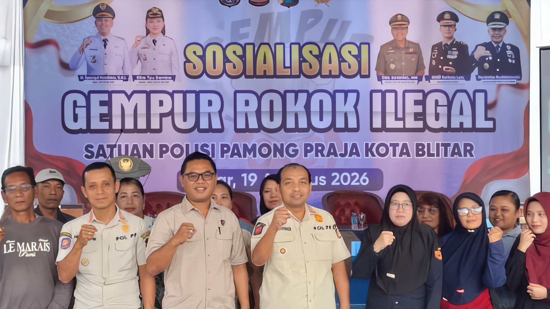Pemkot Blitar Lindungi Pedagang Kecil dari Jerat Rokok Ilegal Lewat Sosialisasi