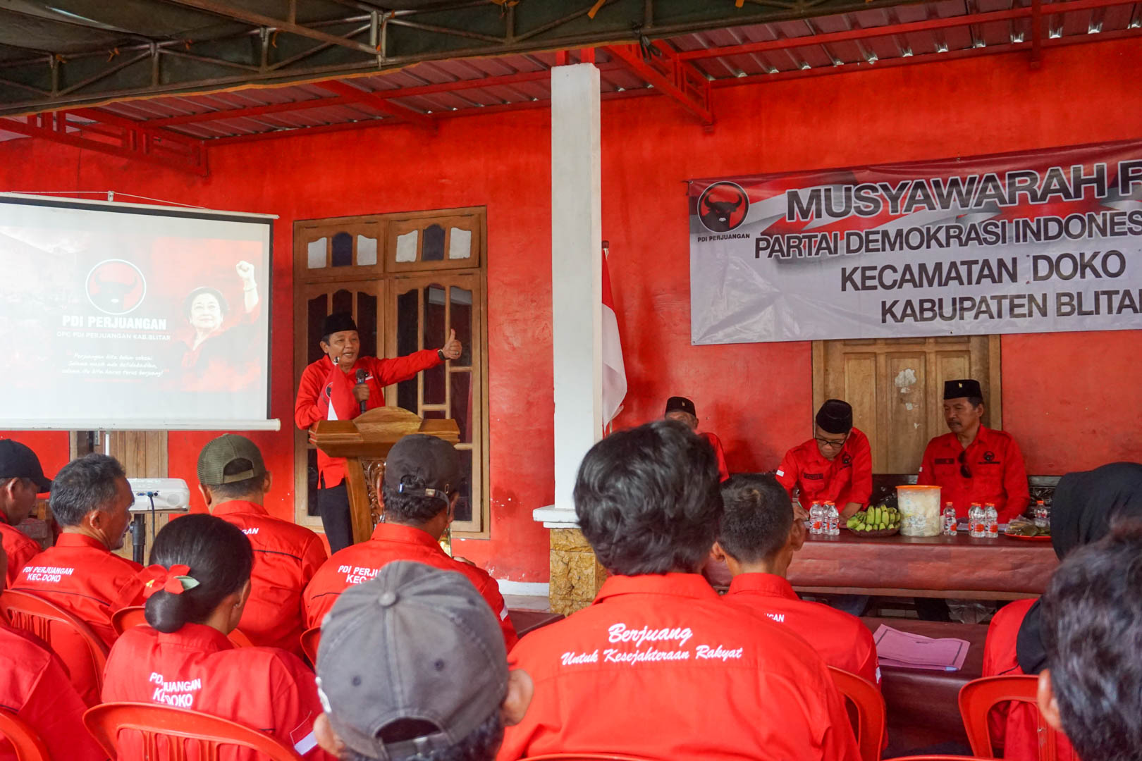 Tak Sekadar Bentuk Pengurus, Musran PDI Perjuangan Kabupaten Blitar Bangun Organisasi Lebih Tertata Guntur Wahono Pidato Musran PDIP Kabupaten Blitar Doko 1 Agustus 2026