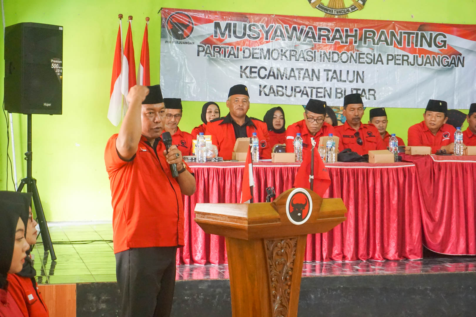 Andri Mizan PDI Perjuangan Kabupaten Blitar PAC Talun Musran sabtu 15 agustus 2026