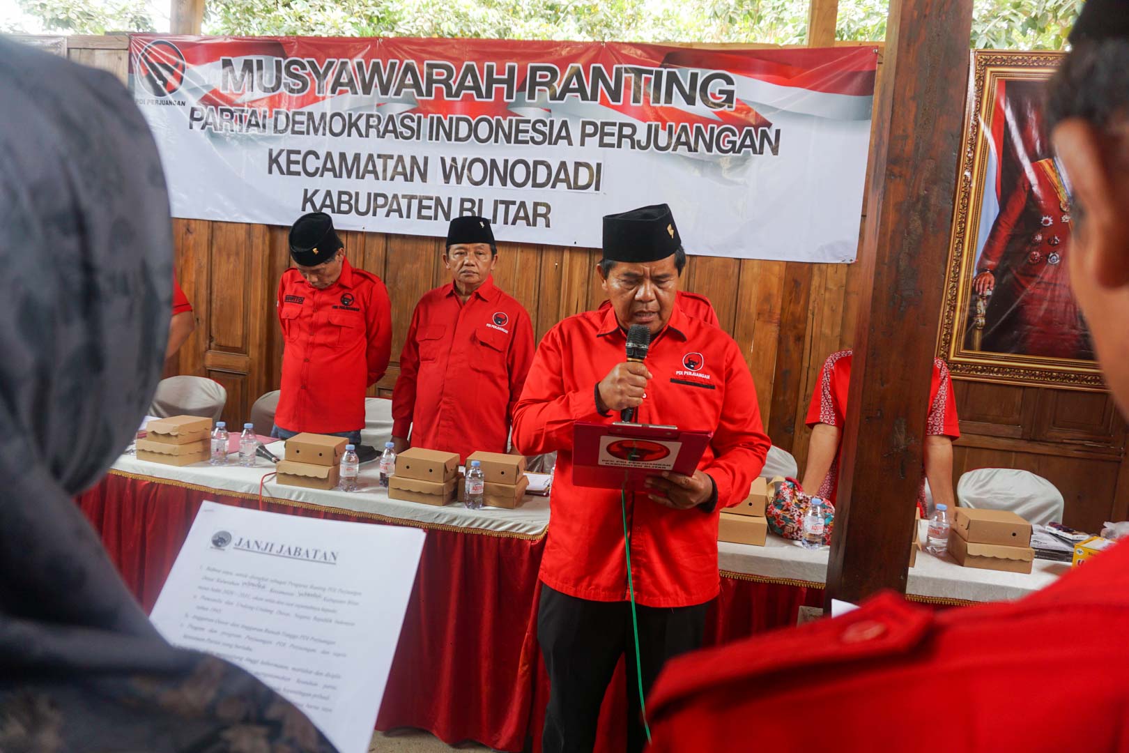 Basori Lantik DPC PDIP Musran Wonodadi Sabtu 15 Agustus 2026